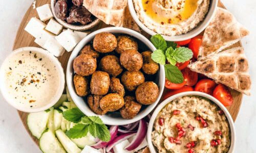 Falafel Mezze Plate